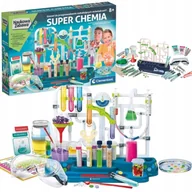 Zabawki interaktywne dla dzieci - Zestaw Clementoni Naukowa zabawa Super chemia - miniaturka - grafika 1