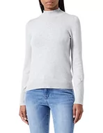 Bluzy damskie - s.Oliver BLACK LABEL Bluza damska, szary, 38 - miniaturka - grafika 1