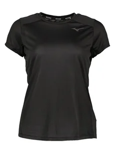 Mizuno Koszulka sportowa "2Loop" w kolorze czarnym - Koszulki sportowe damskie - miniaturka - grafika 1