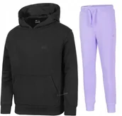 Dresy męskie - 4F OCIEPLANY DZIEWCZÄCY DRES KOMPLET BLUZA SPODNIE / rozm 158 - miniaturka - grafika 1