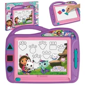 Zabawki interaktywne dla dzieci - Tablica magnetyczna Clementoni Gabi koci domek - miniaturka - grafika 1