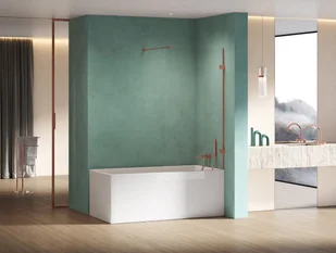 Parawan nawannowy New Trendy Eventa 60x150 uniwersalny miedź EXK-5694-WP - Parawany nawannowe - miniaturka - grafika 1
