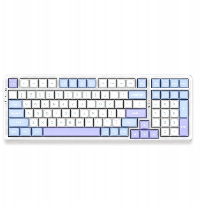 VGN Klawiatura V98 PRO-V3 Wireless, light blue