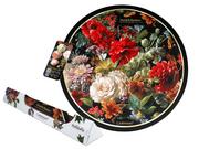 Obrusy i serwetki - Podkładka na stół okrągła - Kwiaty barokowe (CARMANI) - miniaturka - grafika 1