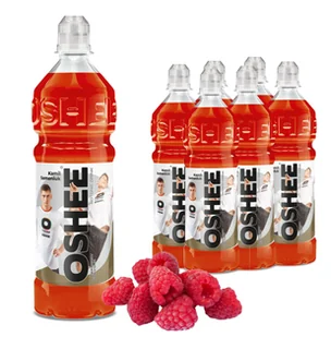 6x OSHEE TEAM O Isotonic Drink raspberry malina 750 ml - Napoje energetyczne i izotoniczne - miniaturka - grafika 1