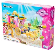 Klocki - Klocki Elefun Królewska Karoca 458 El + 2 Figurki - miniaturka - grafika 1