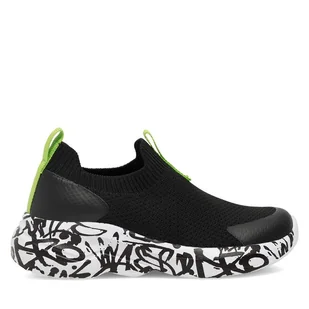 Sneakersy Nelli Blu K22801 Czarny - Buty dla dziewczynek - miniaturka - grafika 1