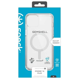 Speck Gemshell + MagSafe - Etui do iPhone 14 Plus z połowką MICROBAN (Clear) - Etui i futerały do telefonów - miniaturka - grafika 5
