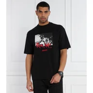 Koszulki męskie - HUGO T-shirt Domenade | Regular Fit - miniaturka - grafika 1
