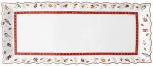 Villeroy & Boch Talerz na ciasto podłużny Toys Delight - Pozostałe akcesoria świąteczne - miniaturka - grafika 1