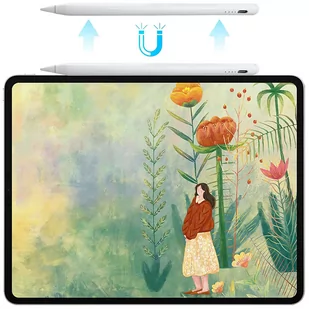 Rysik do rysowania Magnetic Pencil Precyzyjne Pióro do notowania i szkicowania do Apple iPad Pro/ Air/ Mini Biały - Etui do tabletów - miniaturka - grafika 2