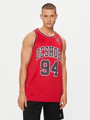 Koszulki męskie - DC Tank top Shy Town Jersey ADYKT03230 Czerwony Regular Fit - miniaturka - grafika 1