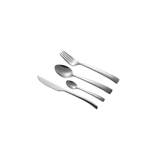 Zestaw sztućców 24 elementy dla 6 osób wielofunkcyjna wkładka ze stali nierdzewnej do domu nóż widelec łyżka kuchnia restauracja metaliczny srebrny - Zestawy sztućców - miniaturka - grafika 1