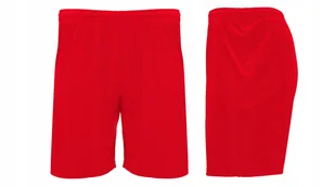 Krótkie Spodenki Szorty Sportowe Dziecięce WF DORTMUND CZERWONE 128 CM - Spodenki damskie Krótkie Spodenki Szorty Sportowe Dziecięce WF DORTMUND CZERWONE 128 CM - Spodenki damskie - miniaturka - grafika 1