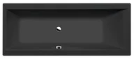 Wanny - Polysan Cleo Wanna prostokątna 170x70 cm do zabudowy czarny mat 74611.21 - miniaturka - grafika 1