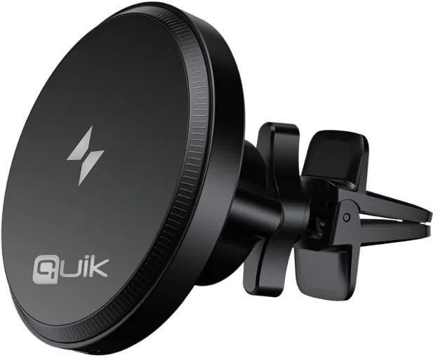 Quik Accessories QM-910 Magnetic Car Phone Holder with Wireless Charging 15W