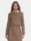 Marynarki i żakiety damskie - Tommy Hilfiger Marynarka WW0WW46752 Beżowy Regular Fit - miniaturka - grafika 1