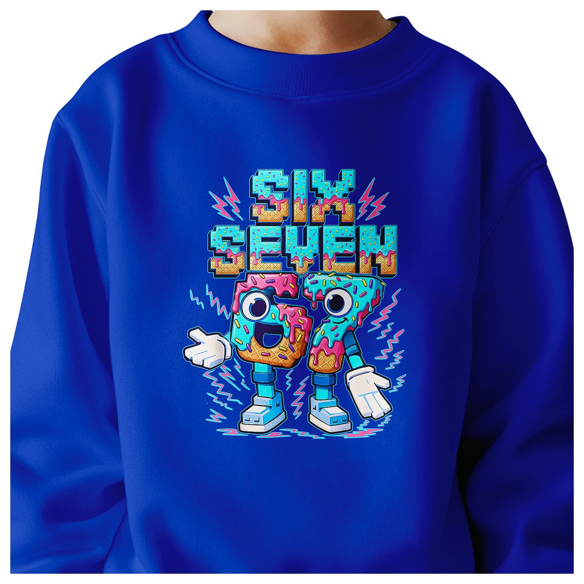 BLUZA DZIECIĘCA 67 SIX SEVEN VIRAL DLA CHŁOPCA DZIEWCZYNKI 134-140