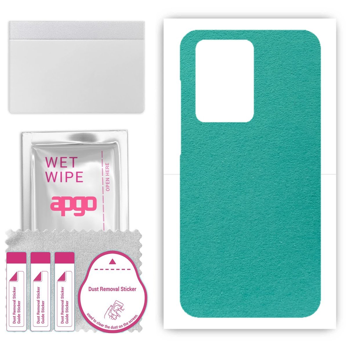 Folia naklejka skórka strukturalna na TYŁ Zamsz do Samsung Galaxy S20 Ultra - Zamsz Miętowy - apgo SKINS