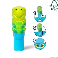 Prace ręczne dla dzieci - Stempel z naklejkami Sticker Wow Żółw Melissa and Doug - miniaturka - grafika 1