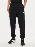Spodnie sportowe męskie - adidas Spodnie dresowe City Escape IR5179 Czarny Regular Fit - miniaturka - grafika 1