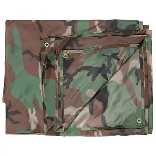 MFH Plandeka Tarp 5 x 6 m Woodland - Survival - akcesoria - miniaturka - grafika 1