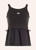 Bluzki damskie - Adidas Originals Top Originals Summer Glow schwarz - adidas Originals - miniaturka - grafika 1