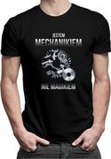 Koszulki męskie - Jestem mechanikiem, nie magikiem - męska koszulka z nadrukiem 9338 - miniaturka - grafika 1