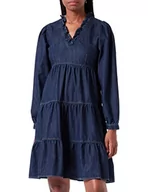 Sukienki - Love Moschino Sukienka damska, niebieski (Dark Blue Denim), 42 - miniaturka - grafika 1