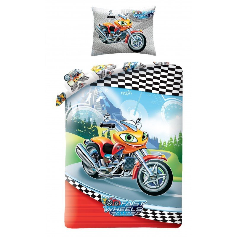 Halantex, Fast Wheel, Pościel dziecięca, 140x200 cm