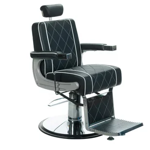 Fotel barberski ODYS BH-31825M Czarny - Fotele fryzjerskie - miniaturka - grafika 1