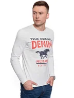 Koszulki męskie - Longsleeve Mustang Adrian C Print 1008952 2064-M - miniaturka - grafika 1