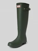 Kalosze damskie - Kozaki z detalem z logo - miniaturka - grafika 1