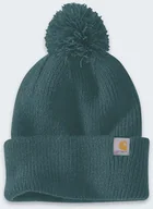 Czapki damskie - Czapka z Pomponem Carhartt Cuffed Greenstone - miniaturka - grafika 1