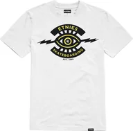 Koszulki męskie - t-shirt męski ETNIES JW WASH TEE White - miniaturka - grafika 1