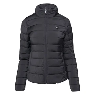 Damska Kurtka zimowa pikowana GUESS SOLID HEAVY DIANN PUFFER JACKET V4YL04WF3X0-JBLK – Czarny - Kurtki damskie - miniaturka - grafika 1