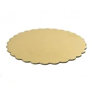 Akcesoria gastronomiczne - MONTEVERDI Podkłady pod TORT grube złote foliowane MONTEVERDI śr 34cm 50szt 1008908 - miniaturka - grafika 1