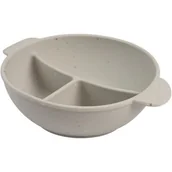 Miseczki i talerzyki dla dzieci - Canpol babies silikonowa miska z 3 przegródkami i przyssawką 360ml DOTS - miniaturka - grafika 1