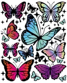 Pasmanteria - Naplamki DD-38 Butterflies - miniaturka - grafika 1