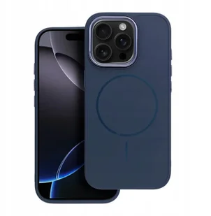 Futerał FRAME MAG COVER kompatybilny z MagSafe do IPHONE 16 PRO MAX granatowy - Etui i futerały do telefonów - miniaturka - grafika 1