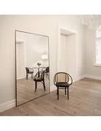 Lustra - Lustro prostokątne w minimalistycznej czarnej ramie- 1201 - kolor ramy do wyboru, Lustro prostokątne : 100x250 - miniaturka - grafika 1