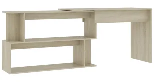 Elior Nowoczesne biurko narożne dąb sonoma D7-R04 - Biurka Elior Nowoczesne biurko narożne dąb sonoma D7-R04 - Biurka - miniaturka - grafika 1