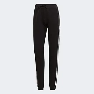 adidas adidas damskie spodnie sportowe W Id Knit czarny czarny S DX7934 - Spodnie damskie - miniaturka - grafika 1