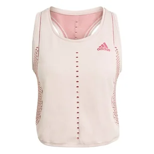 Damski podkoszulek adidas  PK Primeblue Tank Crema White M - Koszulki sportowe damskie - miniaturka - grafika 1