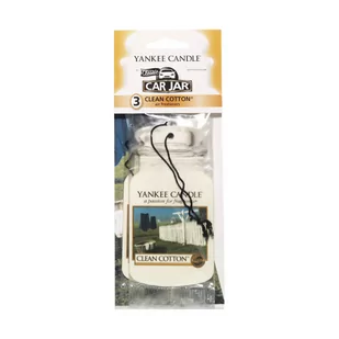 Yankee Candle Zestaw zapachu do samochodu Clean Cotton 3szt. - Zapachy samochodowe - miniaturka - grafika 3
