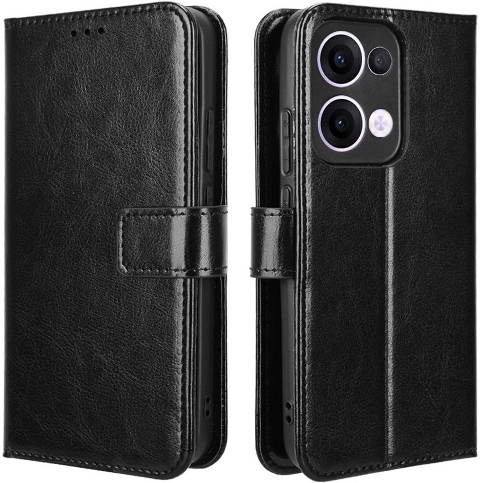 Etui Z Klapką Do Oppo Reno 13 Futerał Skóra Eko Pokrowiec Case Portfel