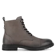 Botki męskie - Trzewiki Lasocki LEADER-04 MI08 Szary - miniaturka - grafika 1
