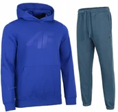 Dresy męskie - 4F OCIEPLANY MÄSKI DRES BAWEĹNA KOMPLET BLUZA SPODNIE / rozm XL - miniaturka - grafika 1