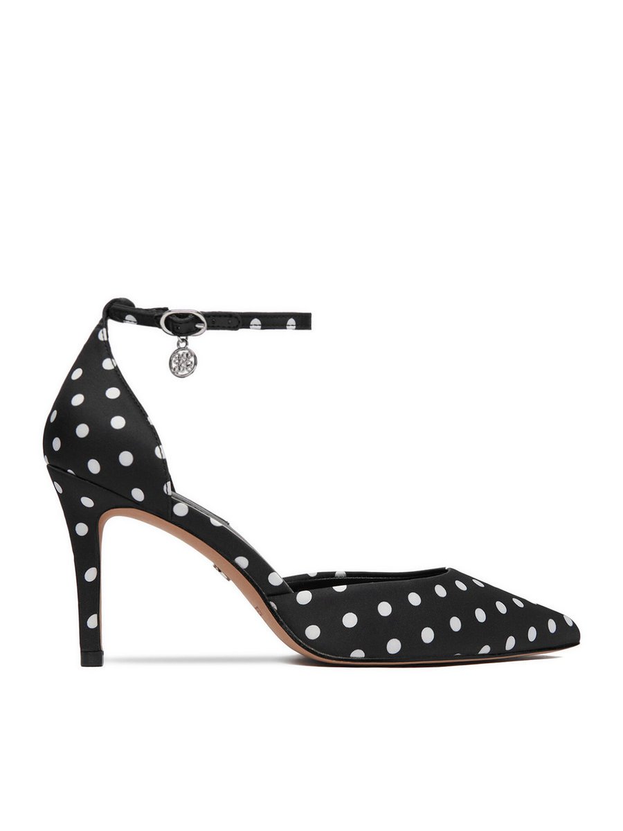 Nine West Szpilki Damskie Czarny NINE WEST-CEO-CD23029-18 Czarny Biały