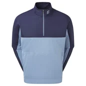 Golf - Męska kurtka golfowa Footjoy Hydroknit 1/2 zip Jacket navy/blue - miniaturka - grafika 1